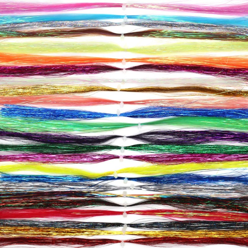 XFISHMAN Fly Tying Materials 24 Colors Krystal Flash Ripple Flashabou Flies Fishing Lure Making Supplie - Image 2